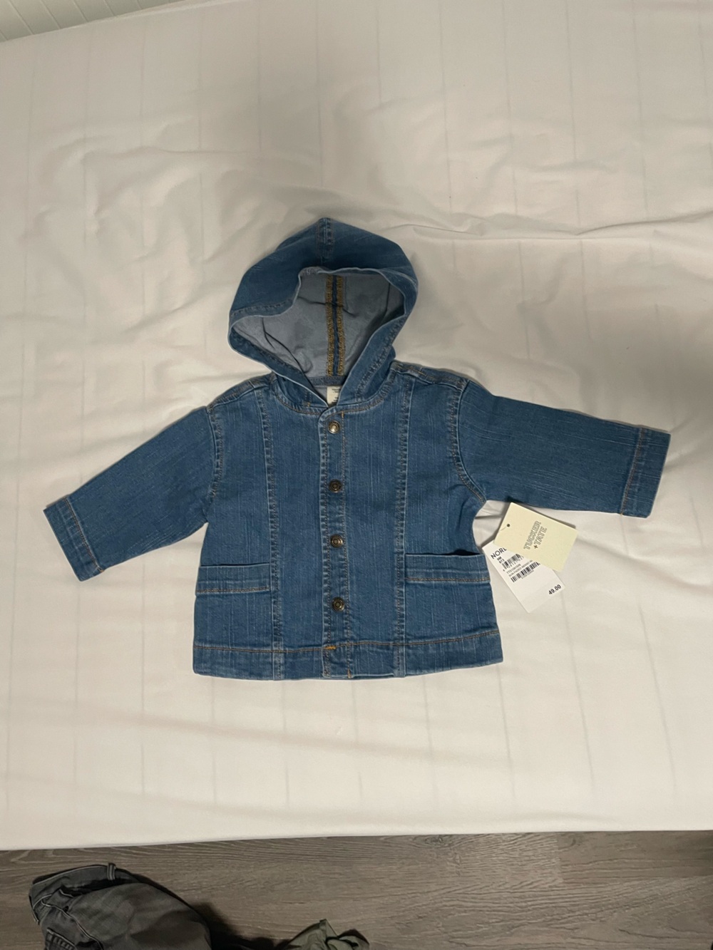 Tucker + Tate baby denim jacket, size 9 months, nwt